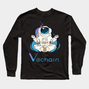 Vechain coin Crypto coin Crytopcurrency Long Sleeve T-Shirt